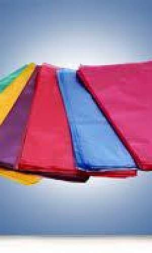 Orçamento de saco colorido Orçamento de saco colorido